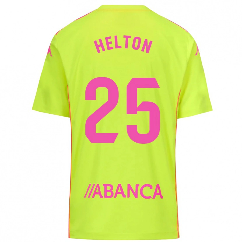 Danxen Herren Helton Leite #25 Trikot Gelb Grün Torwarttrikot 2025/26