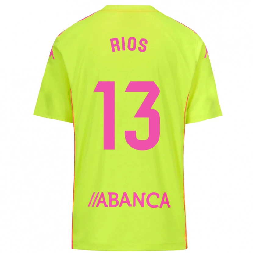 Danxen Herren Hugo Rios #13 Trikot Gelb Grün Torwarttrikot 2025/26