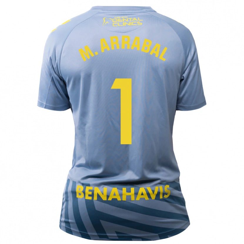 Danxen Herren María Arrabal Martin #1 Trikot Hellgraublau Torwarttrikot 2025/26