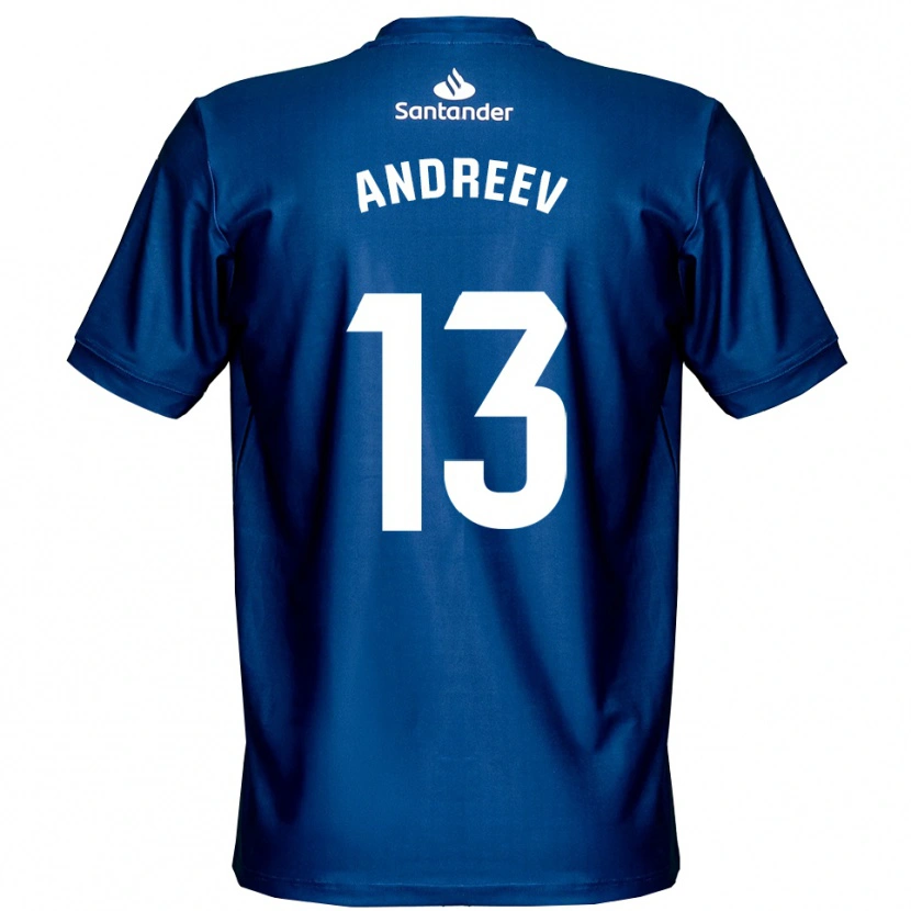 Danxen Herren Plamen Andreev #13 Trikot Königsblau Weiß Torwarttrikot 2025/26
