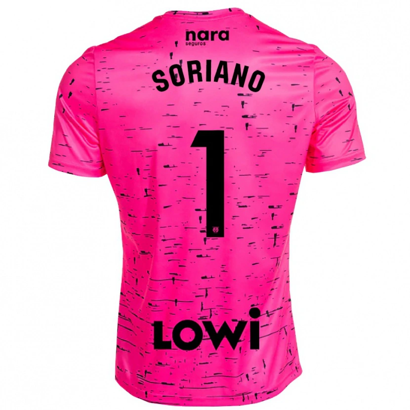 Danxen Herren Juan Soriano #1 Trikot Tiefpink Schwarz Torwarttrikot 2025/26