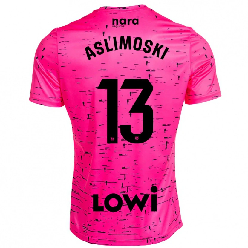 Danxen Herren Tomme Aslimoski #13 Trikot Tiefpink Schwarz Torwarttrikot 2025/26