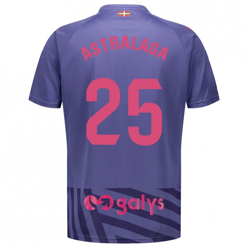 Danxen Herren Eunate Astralaga Aranguren #25 Trikot Blaugrau Violett Torwarttrikot 2025/26