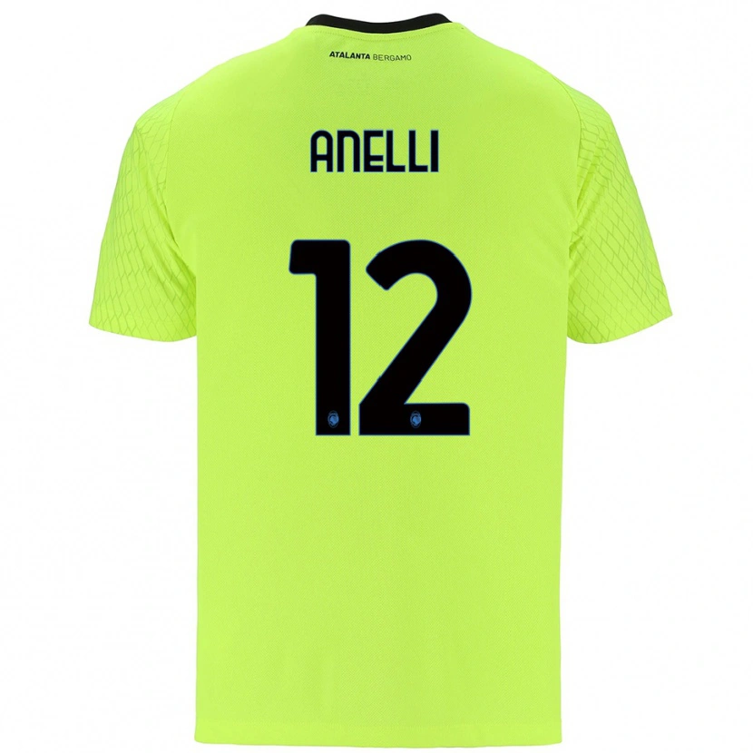 Danxen Herren Alessandro Anelli #12 Trikot Gelb Grün Rot Torwarttrikot 2025/26