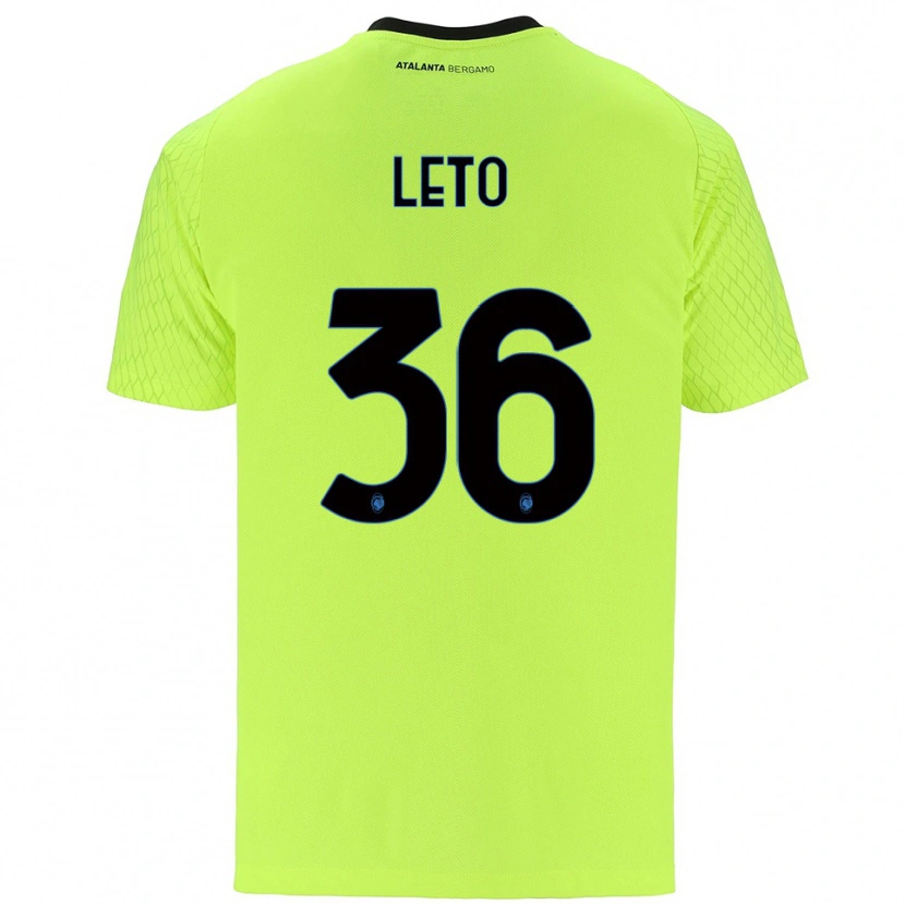 Danxen Herren Manuel Leto #36 Trikot Gelb Grün Rot Torwarttrikot 2025/26