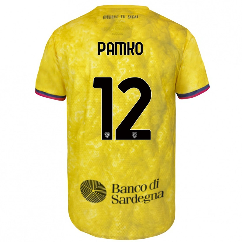 Danxen Herren Dmytro Panko #12 Trikot Gelb Schwarz Torwarttrikot 2025/26