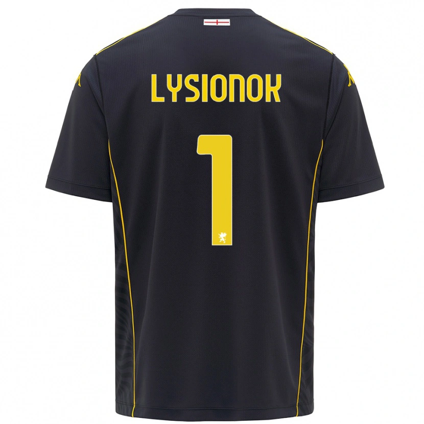 Danxen Herren Ernestas Lysionok #1 Trikot Schwarz Gelb Torwarttrikot 2025/26