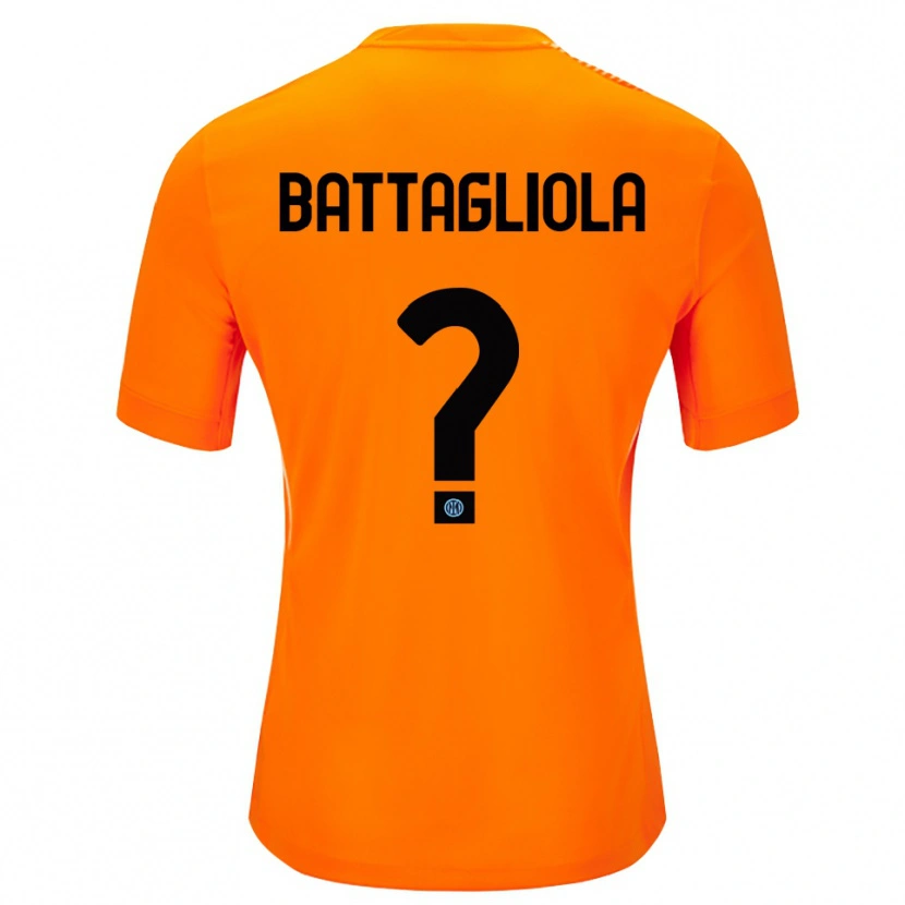 Danxen Herren Lorenzo Battagliola #0 Trikot Hellorange Schwarz Torwarttrikot 2025/26