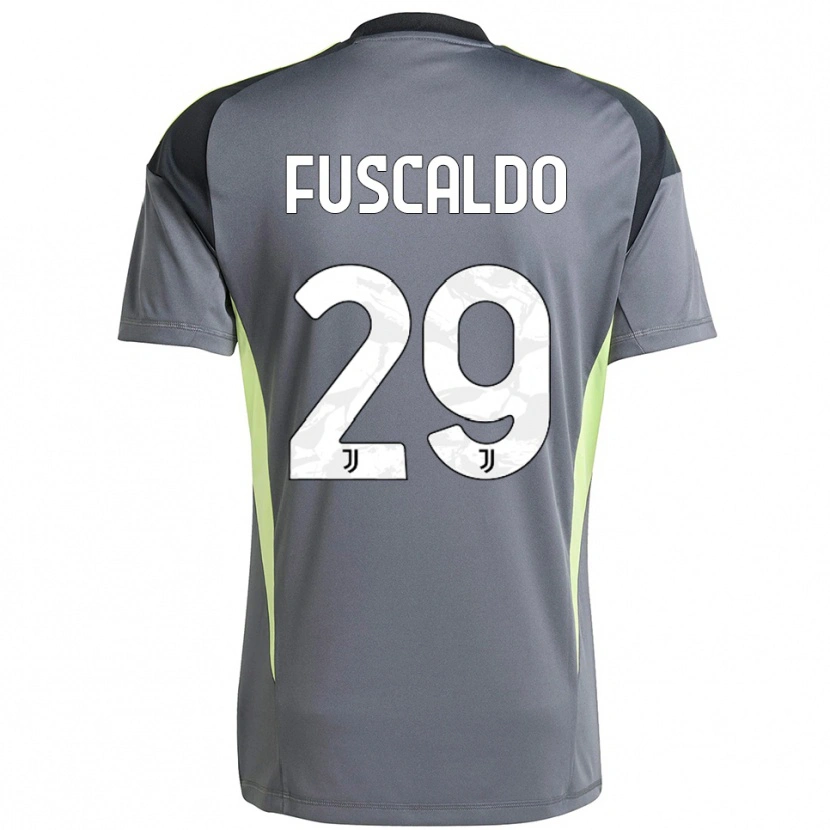 Danxen Herren Matteo Fuscaldo #29 Trikot Dunkelgrau Weiß Torwarttrikot 2025/26