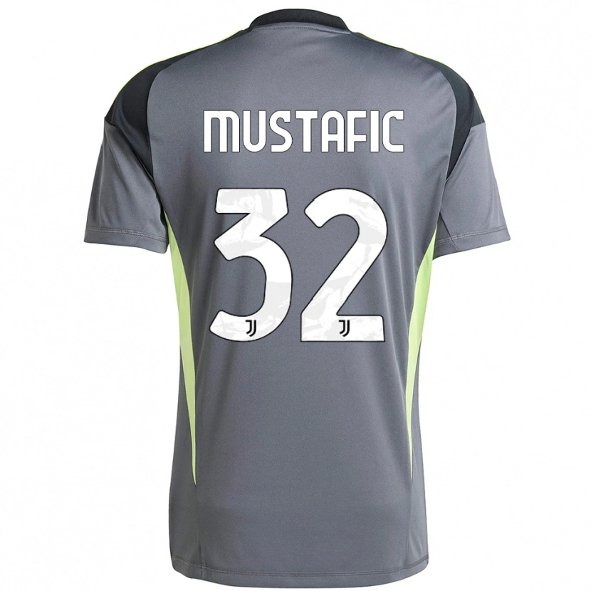 Danxen Herren Emma Mustafic #32 Trikot Dunkelgrau Weiß Torwarttrikot 2025/26