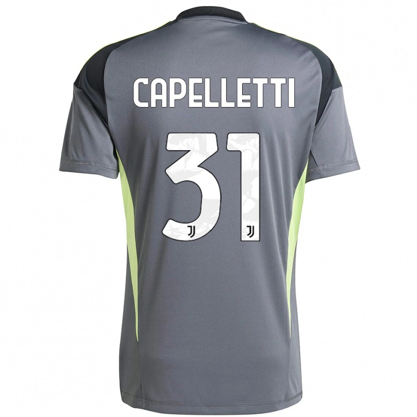 Danxen Herren Alessia Capelletti #31 Trikot Dunkelgrau Weiß Torwarttrikot 2025/26