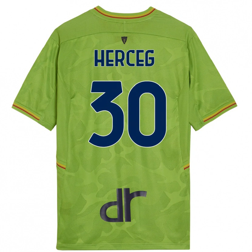 Danxen Herren Lovro Herceg #30 Trikot Waldgrün Schwarz Torwarttrikot 2025/26