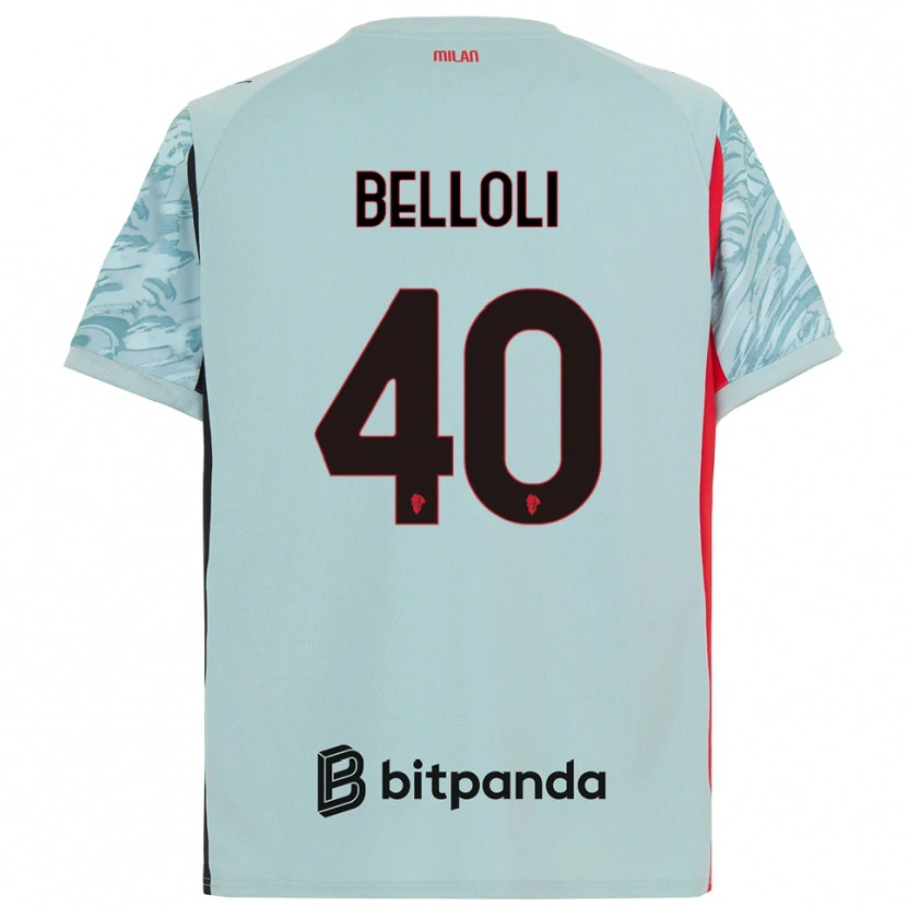 Danxen Herren Sofia Belloli #40 Trikot Hellblau Rot Torwarttrikot 2025/26