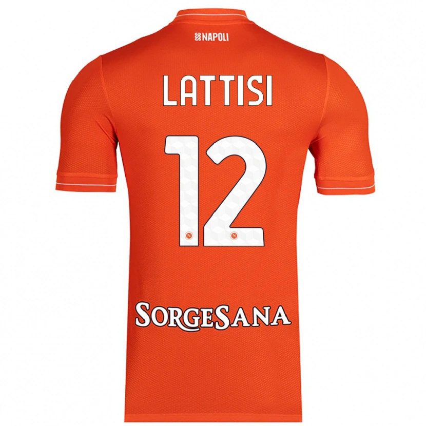 Danxen Herren Francesco Lattisi #12 Trikot Orange Rot Weiß Torwarttrikot 2025/26