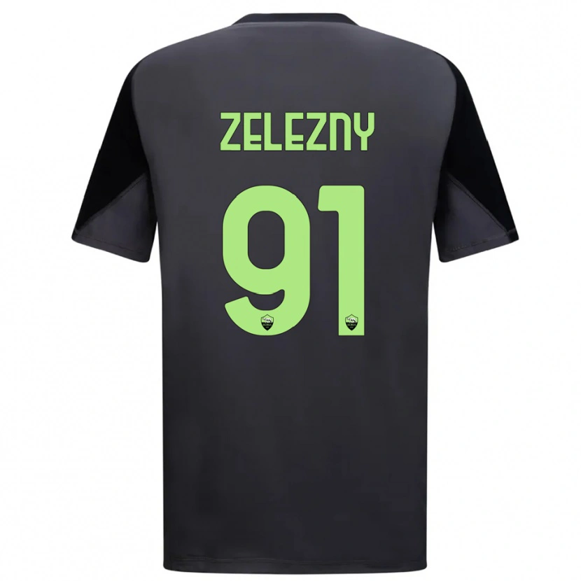 Danxen Herren Radoslaw Zelezny #91 Trikot Schwarz Hellgrün Torwarttrikot 2025/26