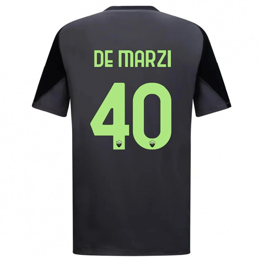 Danxen Herren Giorgio De Marzi #40 Trikot Schwarz Hellgrün Torwarttrikot 2025/26