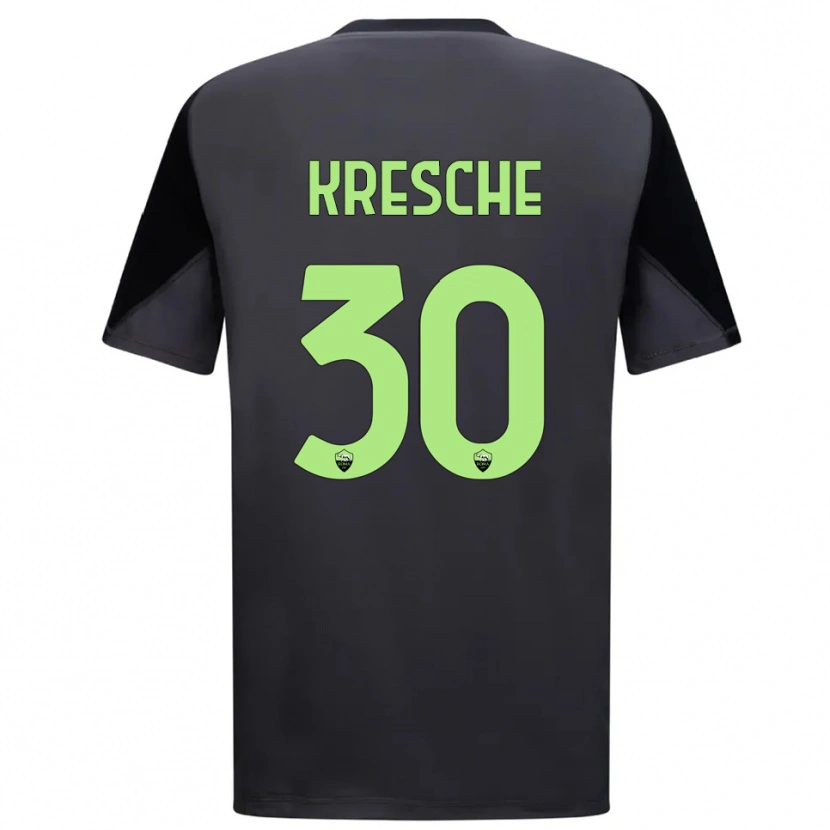 Danxen Herren Isabella Kresche #30 Trikot Schwarz Hellgrün Torwarttrikot 2025/26