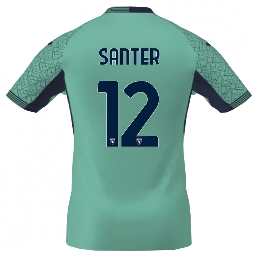 Danxen Herren Leonardo Santer #12 Trikot Lagunenblau Torwarttrikot 2025/26