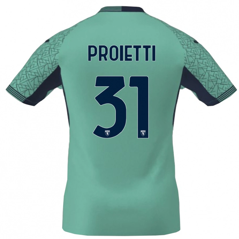 Danxen Herren Riccardo Proietti #31 Trikot Lagunenblau Torwarttrikot 2025/26