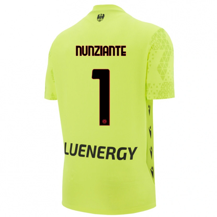 Danxen Herren Alessandro Nunziante #1 Trikot Grün Gelb Schwarz Torwarttrikot 2025/26