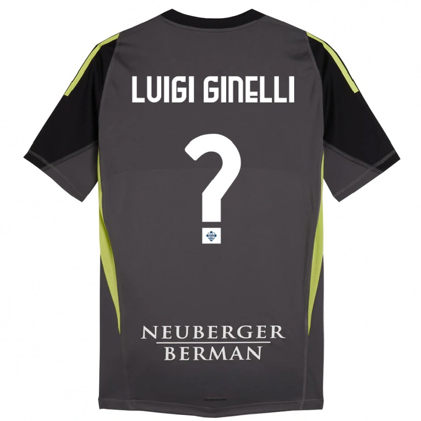 Danxen Herren Lorenzo Luigi Ginelli #0 Trikot Schwarz Hellgrün Torwarttrikot 2025/26