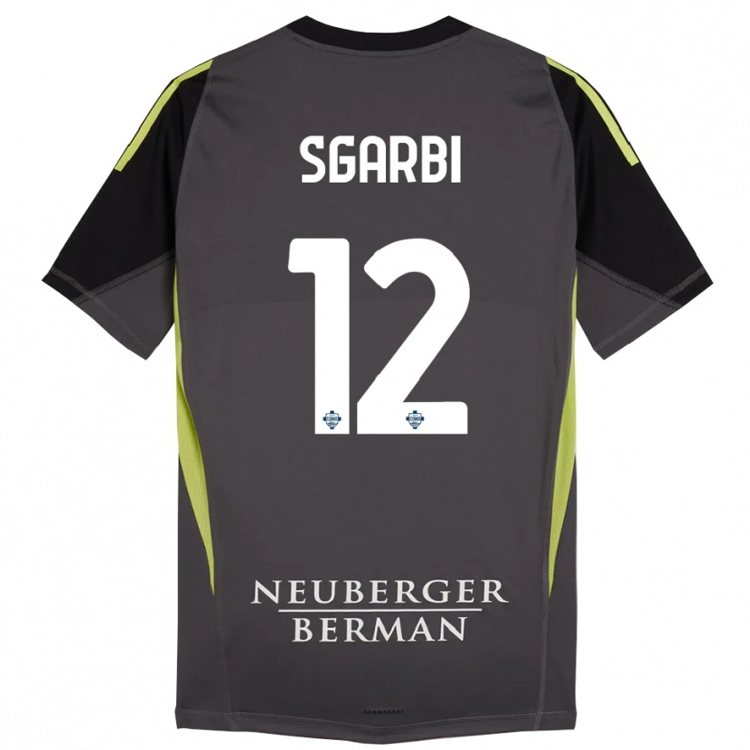 Danxen Herren Dylan Sgarbi #12 Trikot Schwarz Hellgrün Torwarttrikot 2025/26