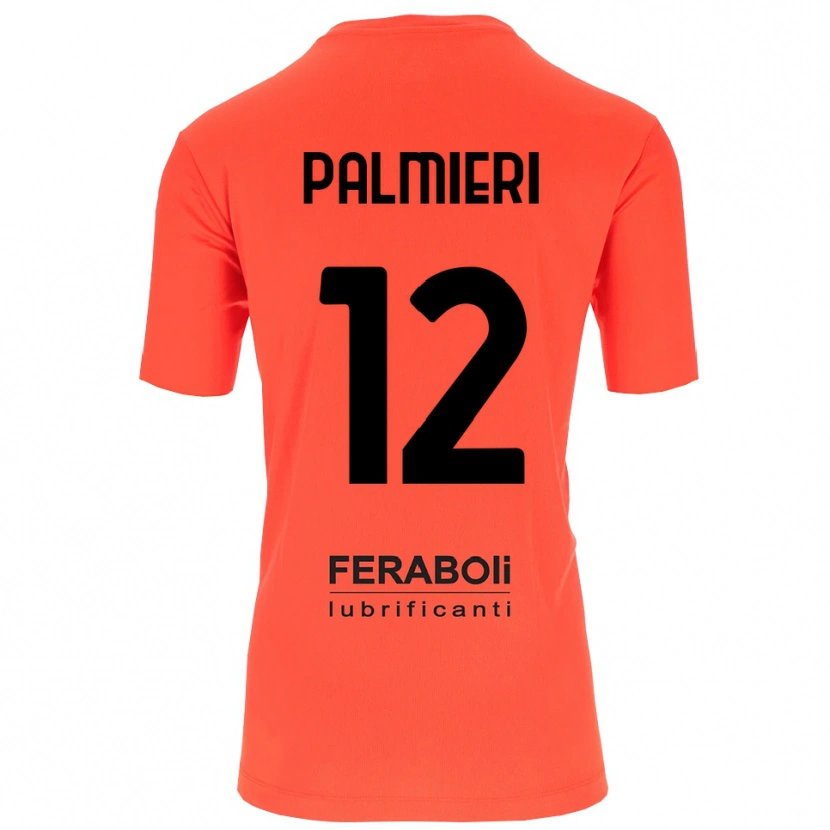 Danxen Herren Cristian Palmieri #12 Trikot Orange Rot Schwarz Torwarttrikot 2025/26