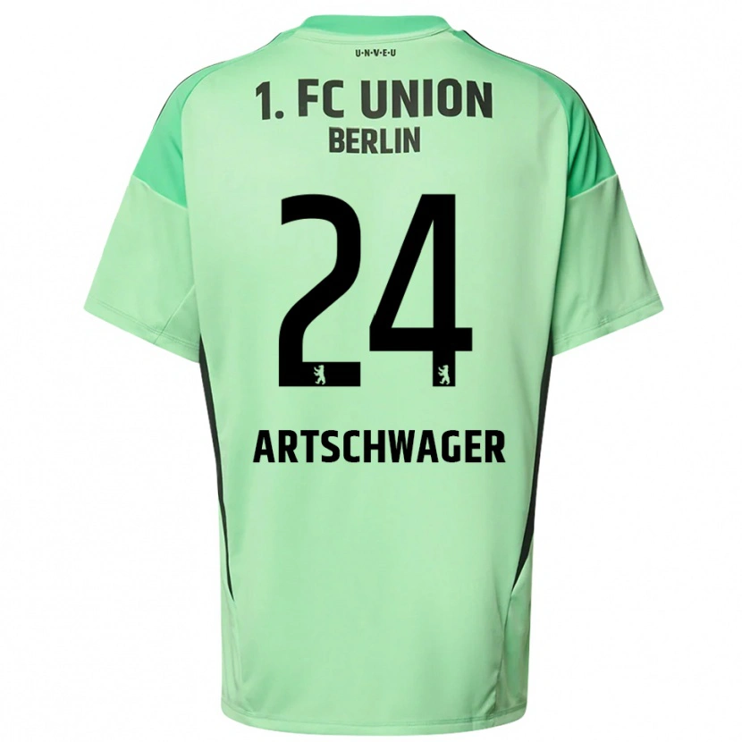 Danxen Herren Finn Artschwager #24 Trikot Hellgrün Schwarz Torwarttrikot 2025/26