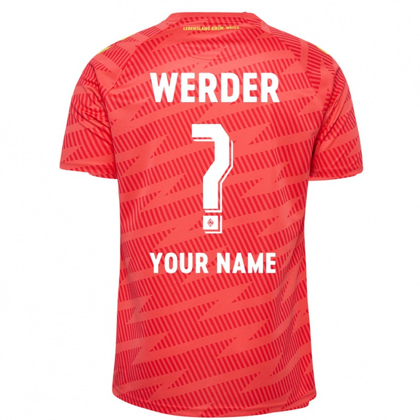 Danxen Herren Werder Bremen Rot Gelb Trikot Torwarttrikot 2025/26