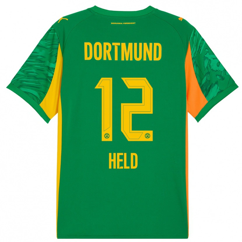Danxen Herren Aaron Held #12 Trikot Grün Orange Torwarttrikot 2025/26