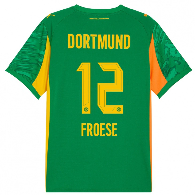 Danxen Herren Julien Froese #12 Trikot Grün Orange Torwarttrikot 2025/26