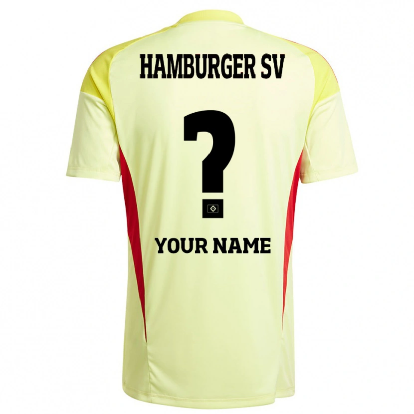 Danxen Herren Hamburger SV Gelb Schwarz Rot Trikot Torwarttrikot 2025/26