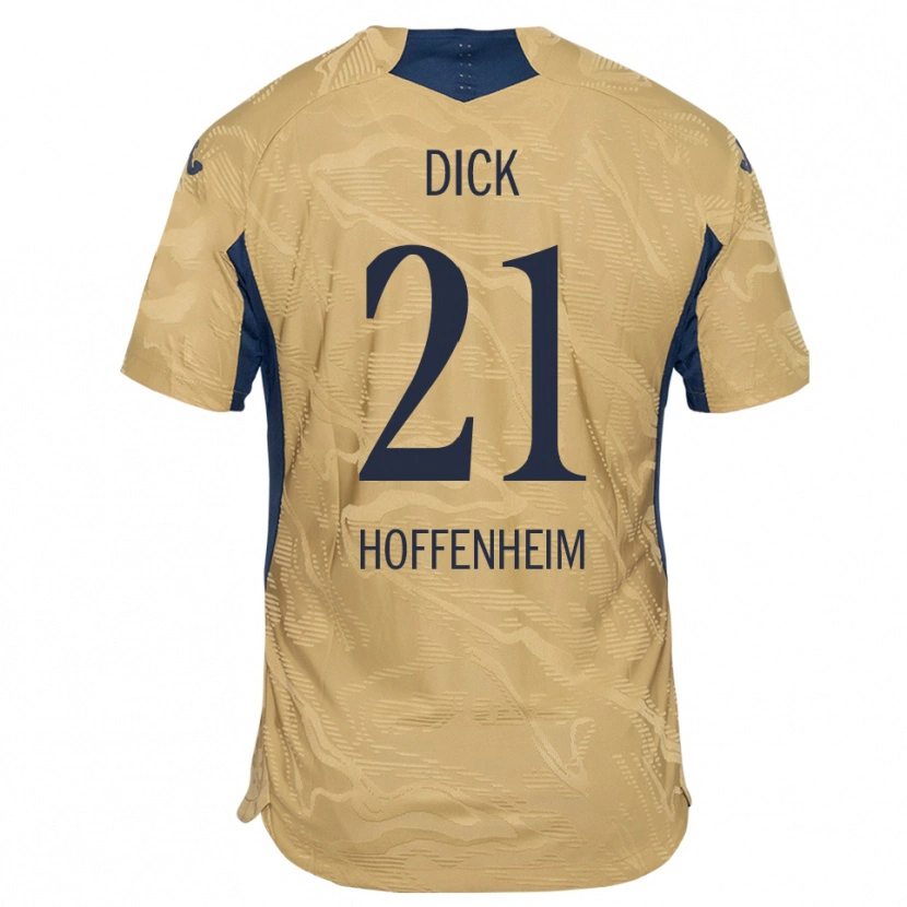 Danxen Herren Laura Dick #21 Trikot Hellbraun Schwarz Torwarttrikot 2025/26