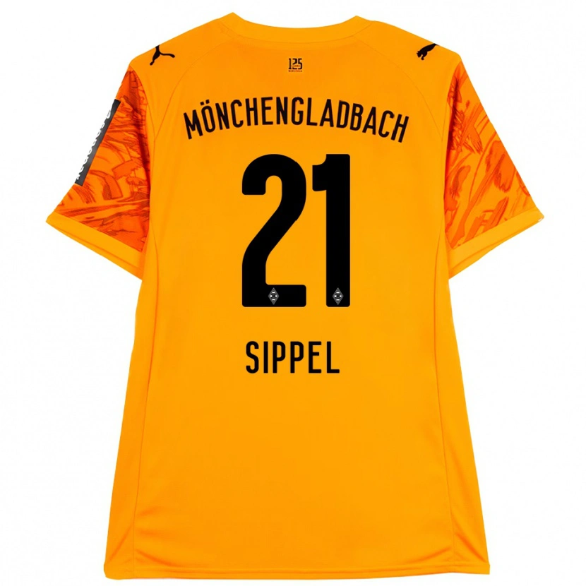 Danxen Herren Tobias Sippel #21 Trikot Orange Gelb Schwarz Torwarttrikot 2025/26