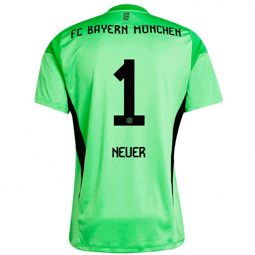 Danxen Herren Manuel Neuer #1 Trikot Mittel Frühlingsgrün Torwarttrikot 2025/26
