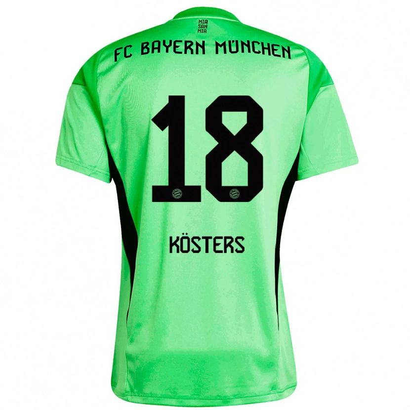 Danxen Herren Matthias Kösters #18 Trikot Mittel Frühlingsgrün Torwarttrikot 2025/26
