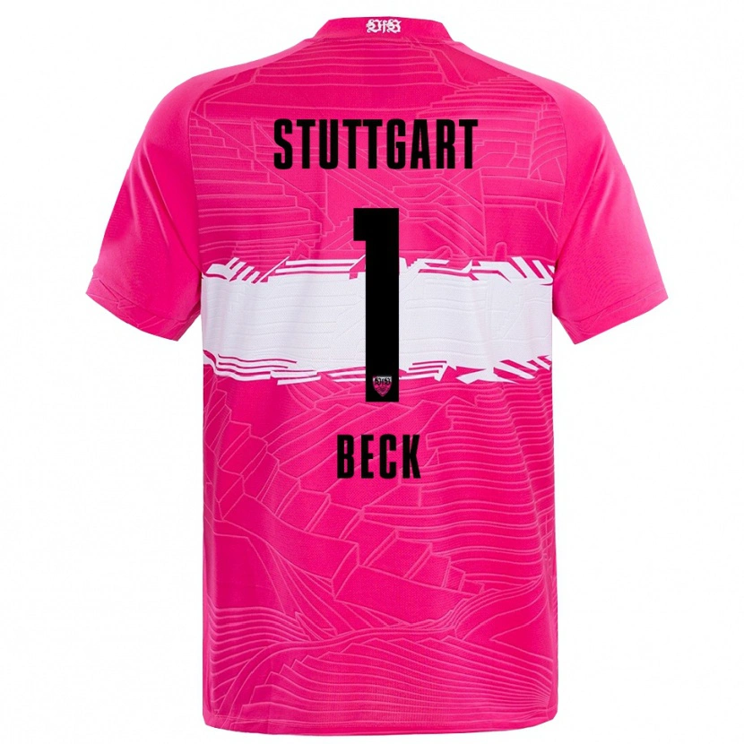 Danxen Herren Kiara Beck #1 Trikot Tiefrosa Schwarz Torwarttrikot 2025/26