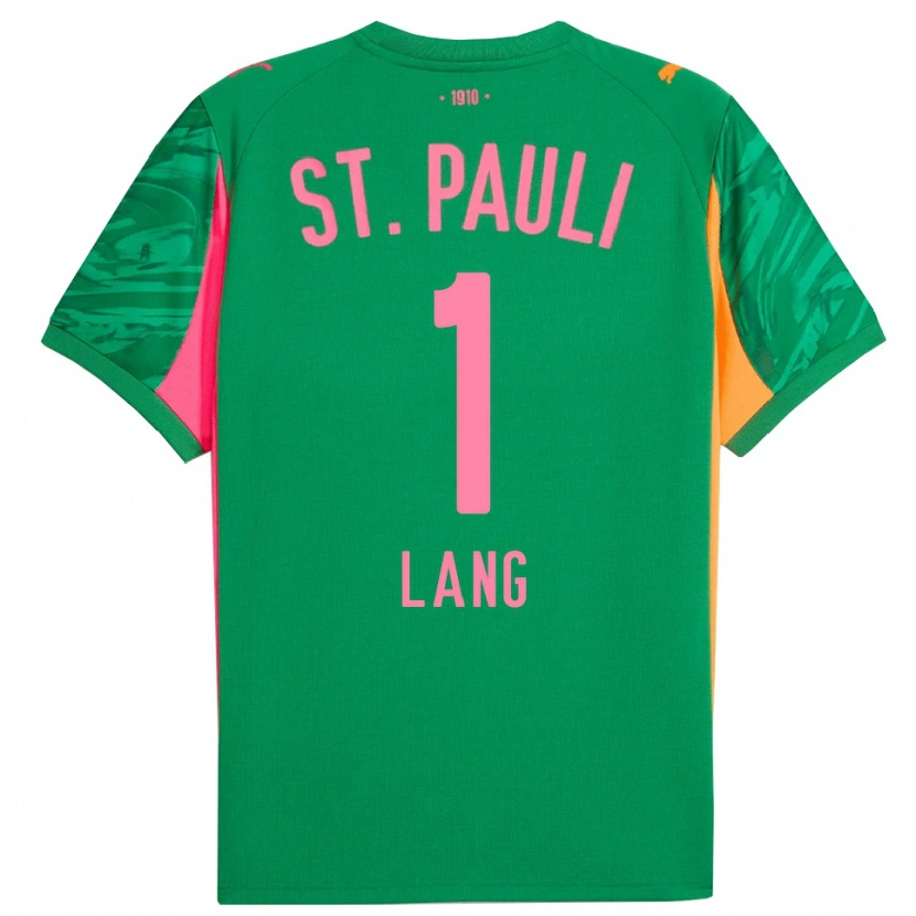 Danxen Herren Christoph Lang #1 Trikot Grün Orange Pink Torwarttrikot 2025/26