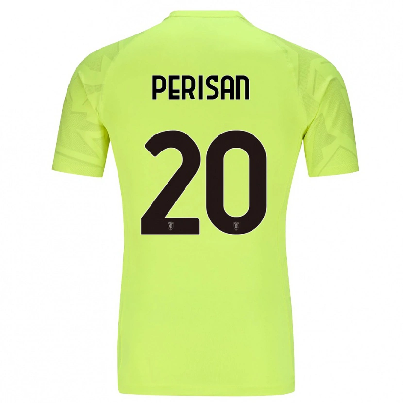 Danxen Herren Samuele Perisan #20 Trikot Fluoreszierendes Grün Torwarttrikot 2025/26