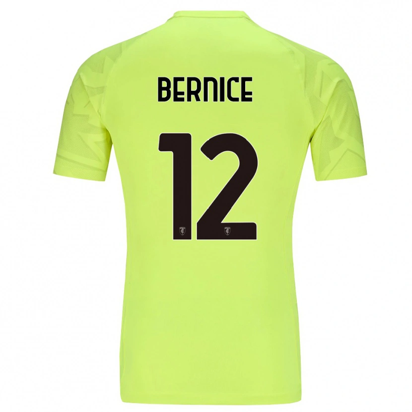 Danxen Herren Matteo Bernice #12 Trikot Fluoreszierendes Grün Torwarttrikot 2025/26