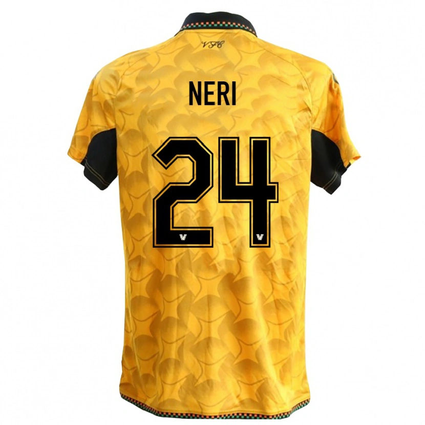 Danxen Herren Filippo Neri #24 Trikot Gelb Schwarz Torwarttrikot 2025/26