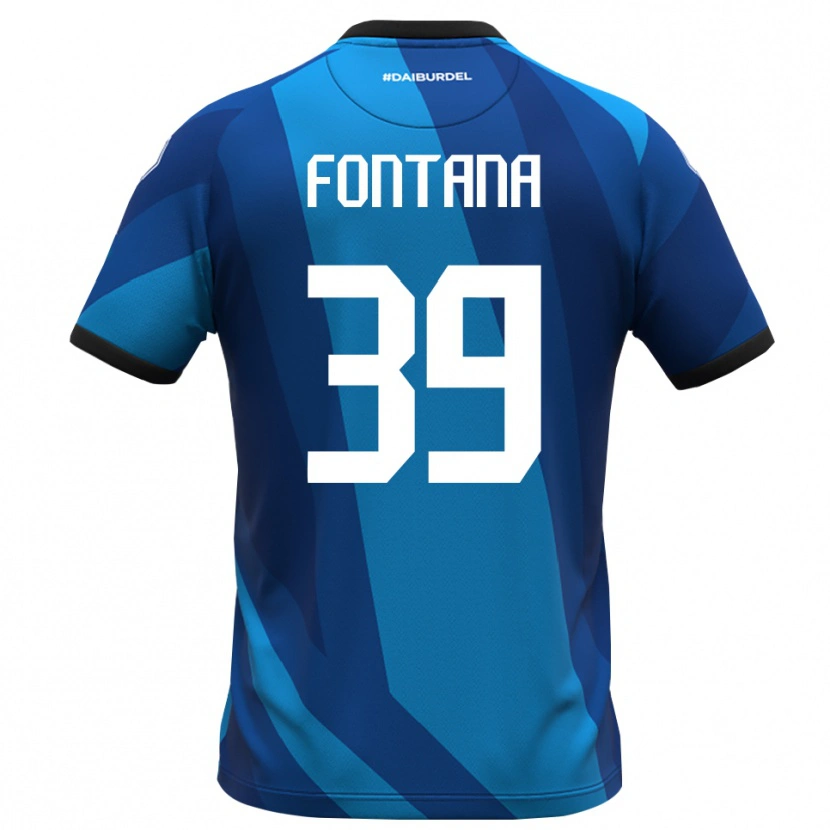 Danxen Herren Niccolò Fontana #39 Trikot Königsblau Orange Torwarttrikot 2025/26