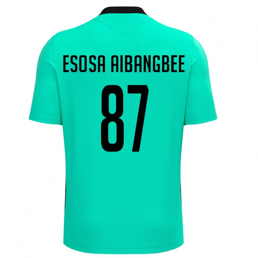 Danxen Herren Simon Esosa Aibangbee #87 Trikot Türkis Schwarz Torwarttrikot 2025/26