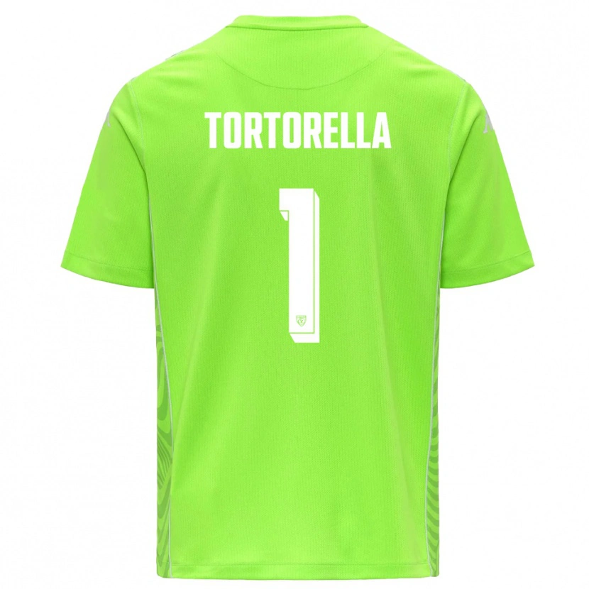 Danxen Herren Diego Tortorella #1 Trikot Rasen Grün Weiß Torwarttrikot 2025/26