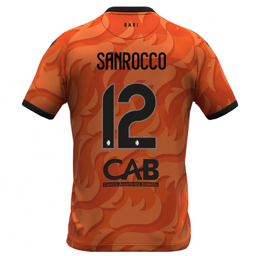 Danxen Herren Michele Sanrocco #12 Trikot Dunkles Orange Schwarz Torwarttrikot 2025/26