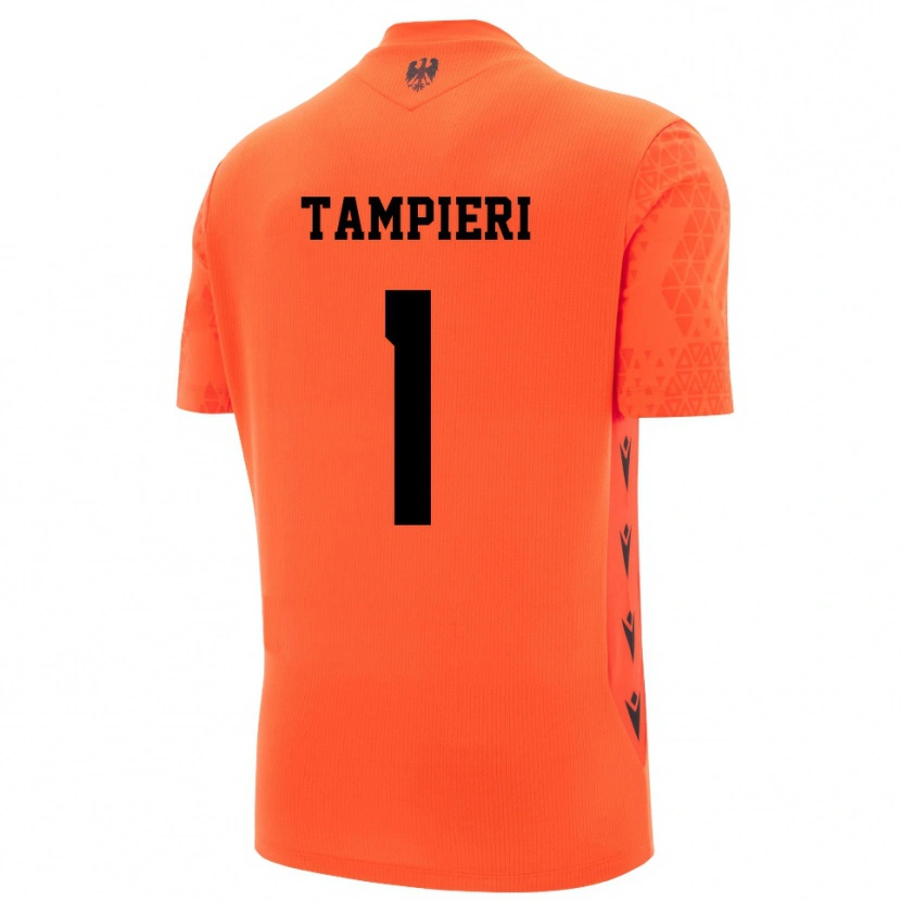Danxen Herren Amanda Tampieri #1 Trikot Dunkles Orange Schwarz Torwarttrikot 2025/26