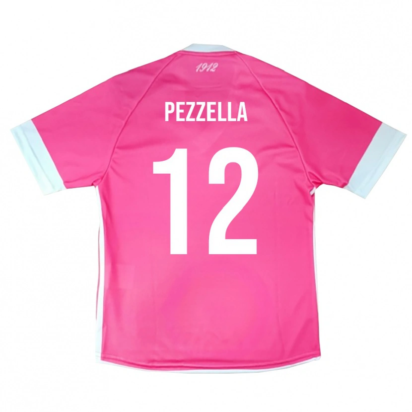 Danxen Herren Giuseppe Pezzella #12 Trikot Heißes Pink Weiß Torwarttrikot 2025/26