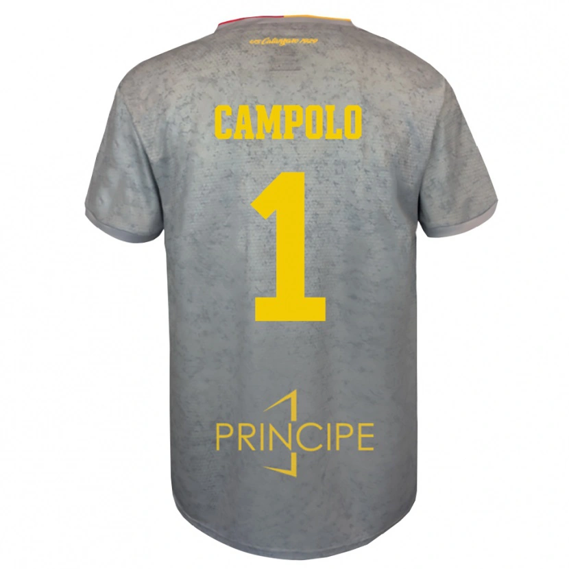 Danxen Herren Alessandro Campolo #1 Trikot Silber Sandbraun Torwarttrikot 2025/26