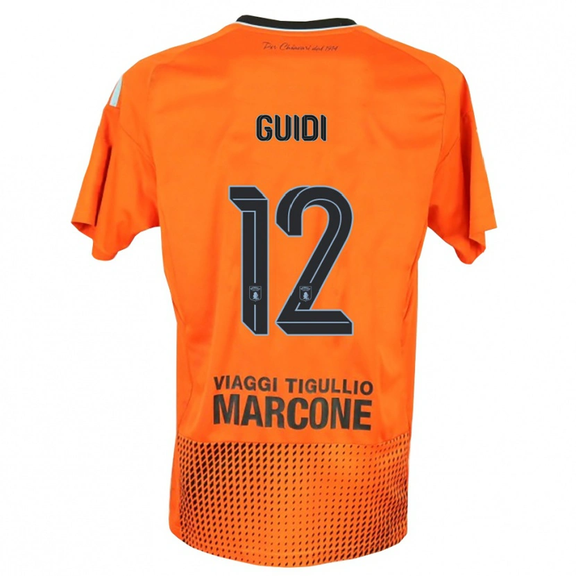 Danxen Herren Sasha Guidi #12 Trikot Dunkles Orange Blau Torwarttrikot 2025/26