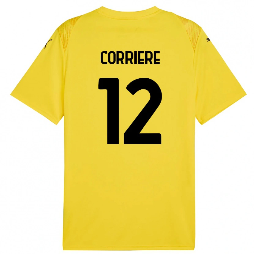 Danxen Herren Francesco Corriere #12 Trikot Gelb Schwarz Torwarttrikot 2025/26